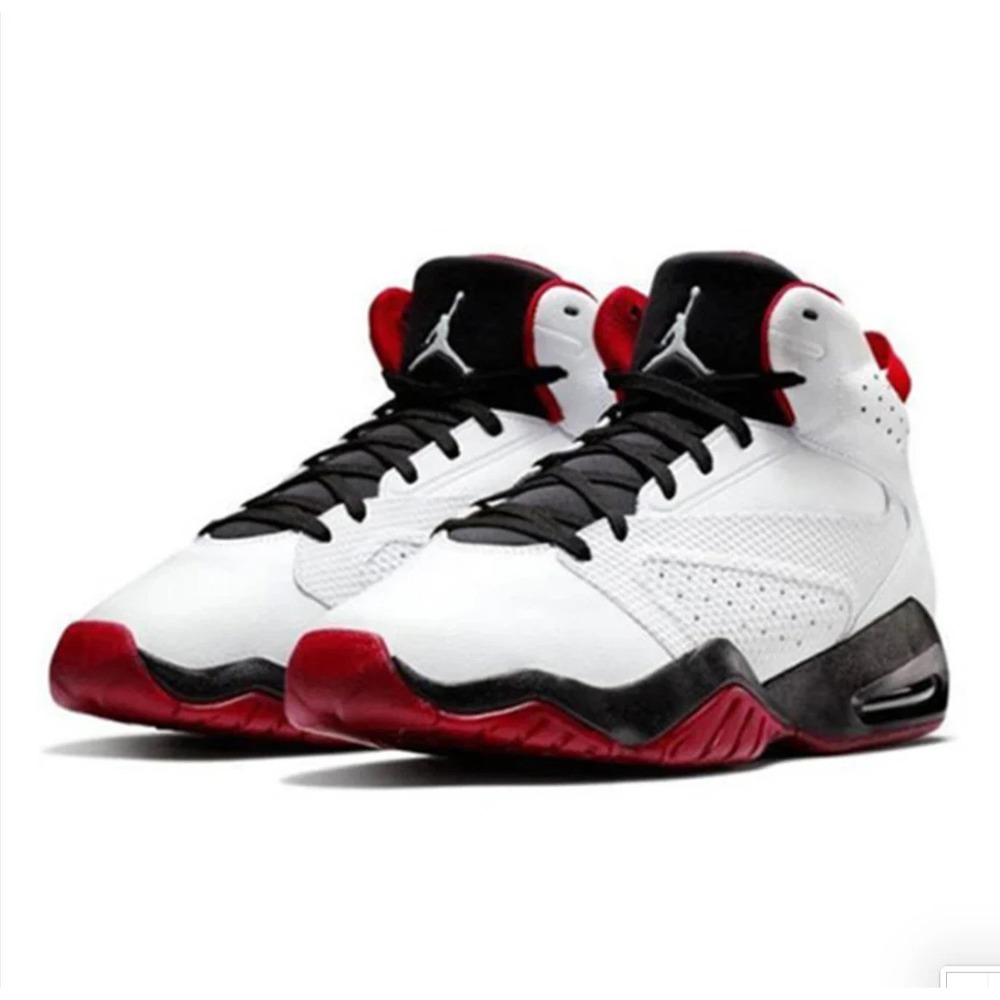 Mens Size 13- Nike Air Jordan Lift Off Basketball Shoes White/ Red AR4430-106 - Picture 4 of 6